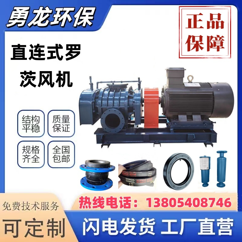 魚塘增氧風(fēng)機 大型工業(yè)污水處理真空泵 高壓羅茨鼓風(fēng)機